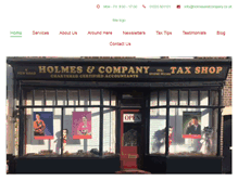 Tablet Screenshot of holmesandcompany.co.uk